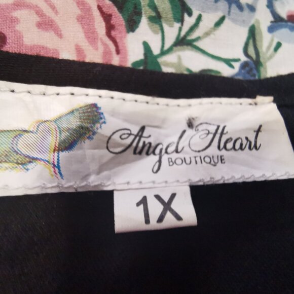 Angel Heart Boutique Heavily Embroidered Tunic Top XL Boho Peasant Festival 0194 - Picture 4 of 6